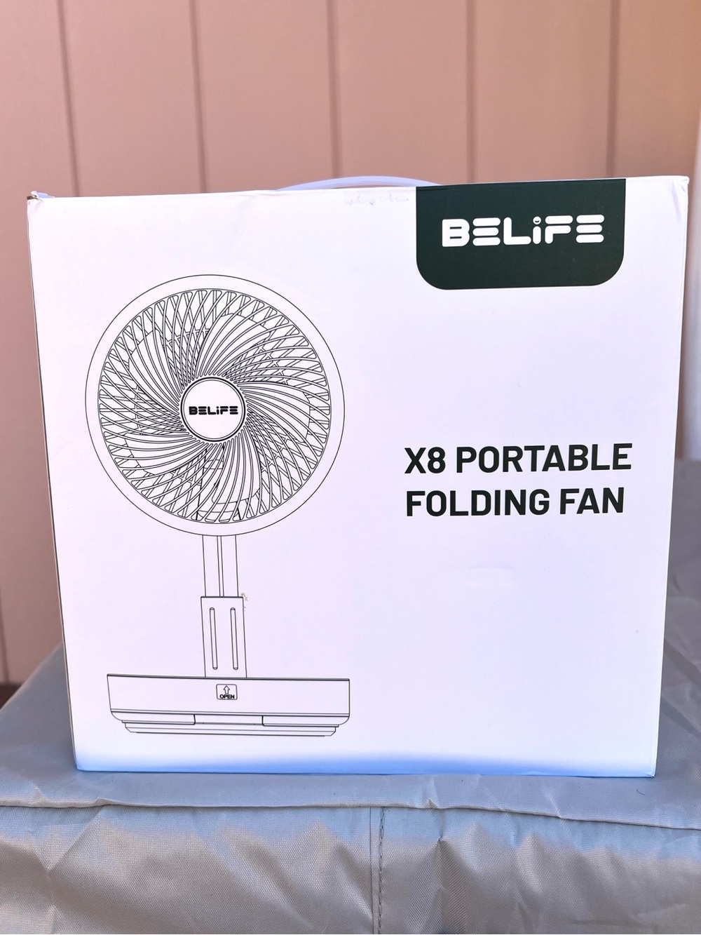 BELIFE X8 Portable Folding Fan